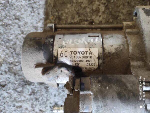 Motor de arranque Toyota RAV 4 III 2.2D 4WD (136cv) - Imagen 2