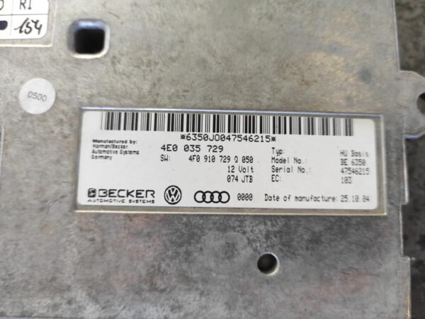 Modulo electronico Audi A6 (4F,C6) 2.7 TDI V6 (180 cv) - Imagen 2