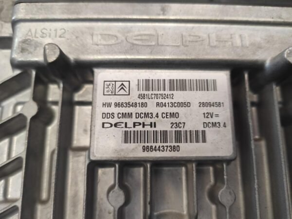 Centralita motor uce Peugeot 307 CC 2.0 HDi 135 (136 cv) - Imagen 2