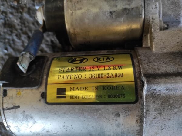 Motor de arranque Kia Carens IV 1.7 16V CRDi (115 cv) - Imagen 3